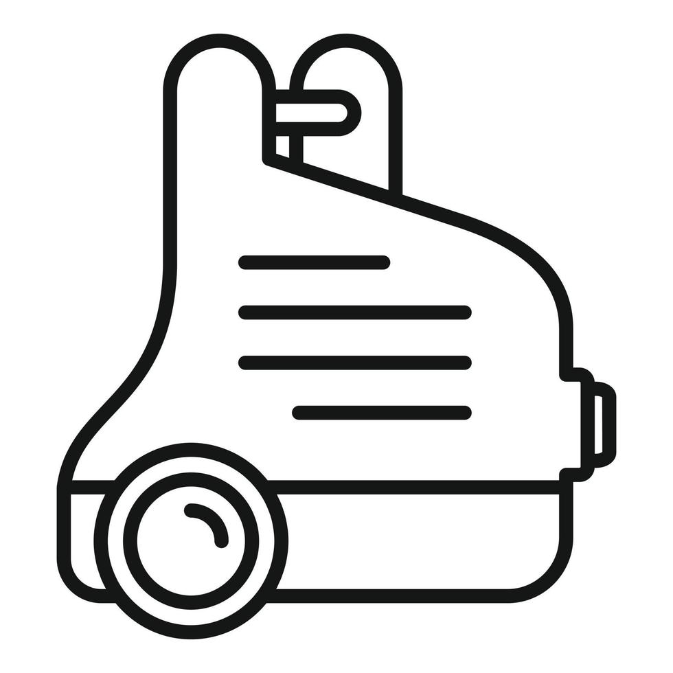 Steam cleaner icon, outline style vector