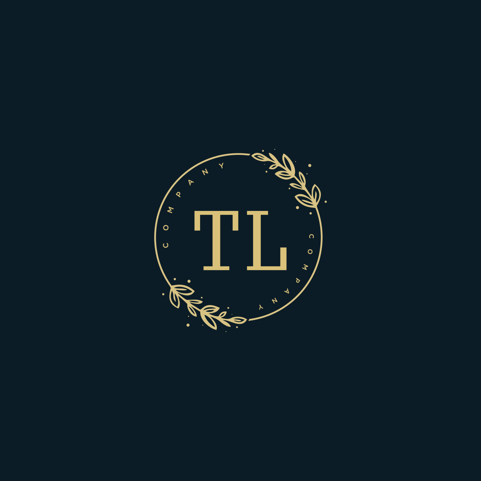 Initial TL Beauty Monogram And Elegant Logo Design Handwriting Logo Of 