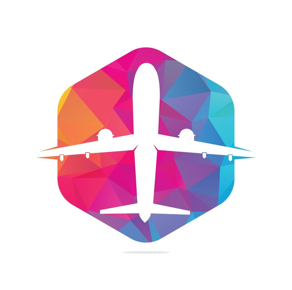 Airplane icon vector illustration design Logo Template, Airplane company logo, Traveling Logo,