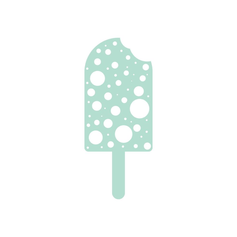 barra de helado. diseño de ilustración de plantilla de logotipo de vector de logotipo de helado.