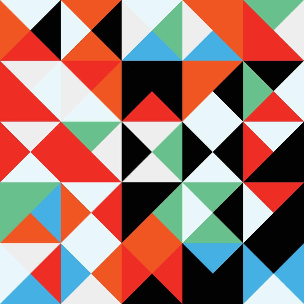 Geometric Rectangle shape Bauhaus pattern. Vector design and modern art template