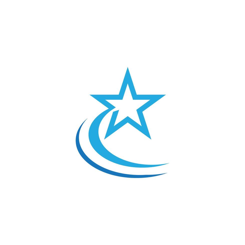 vector de plantilla de logotipo de estrella