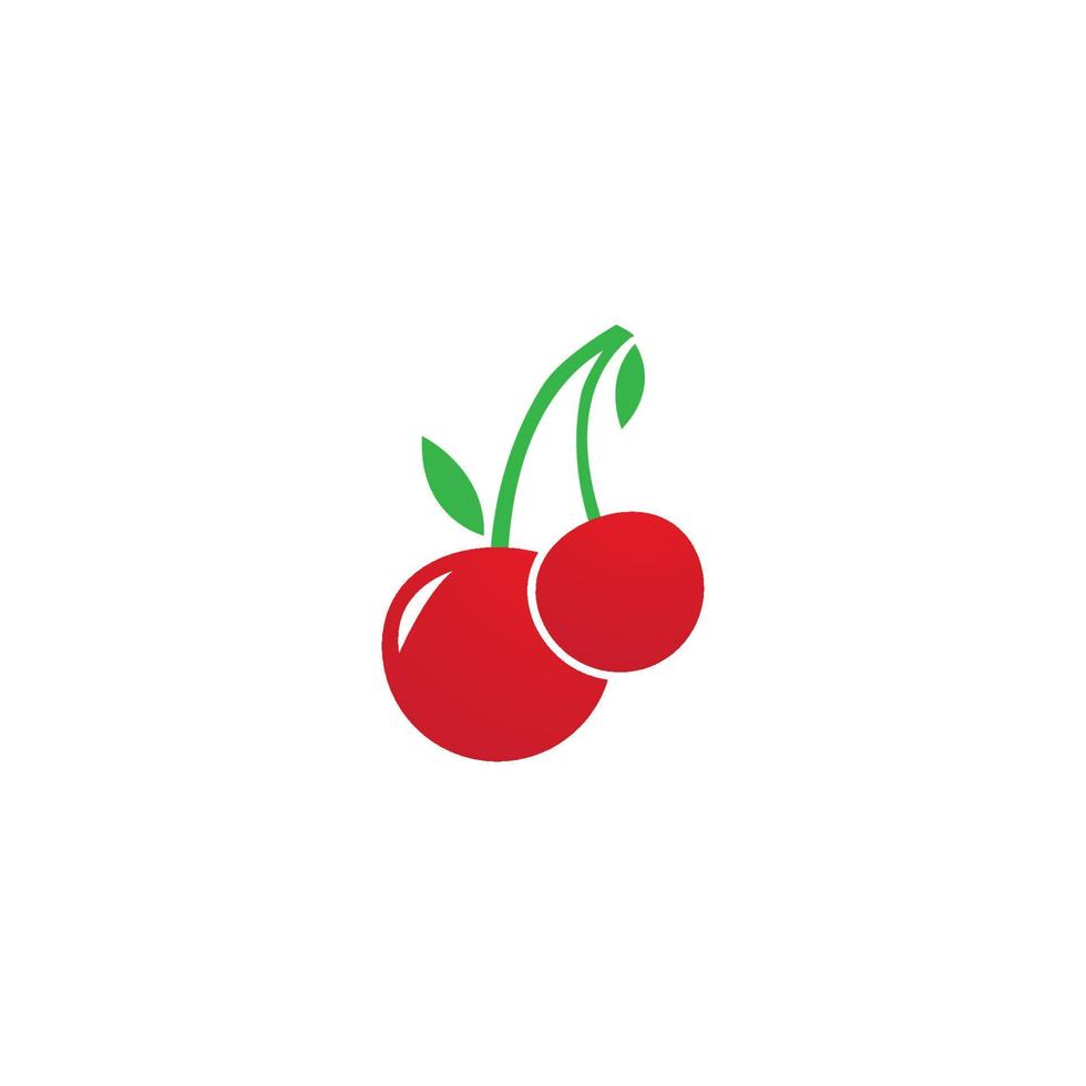Cherry logo vector 14639263 Vector Art at Vecteezy