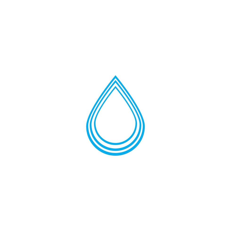 logotipo de gota de agua vector