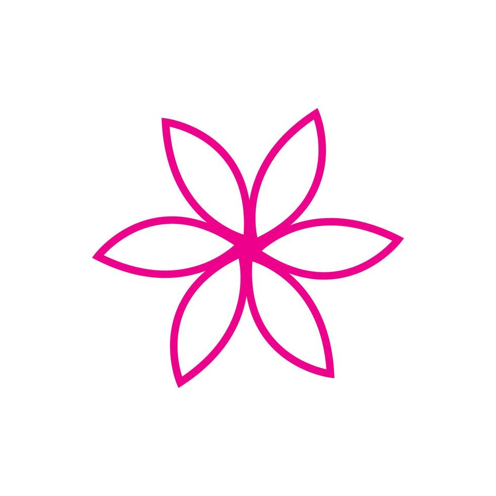 Lotus flower logo vector