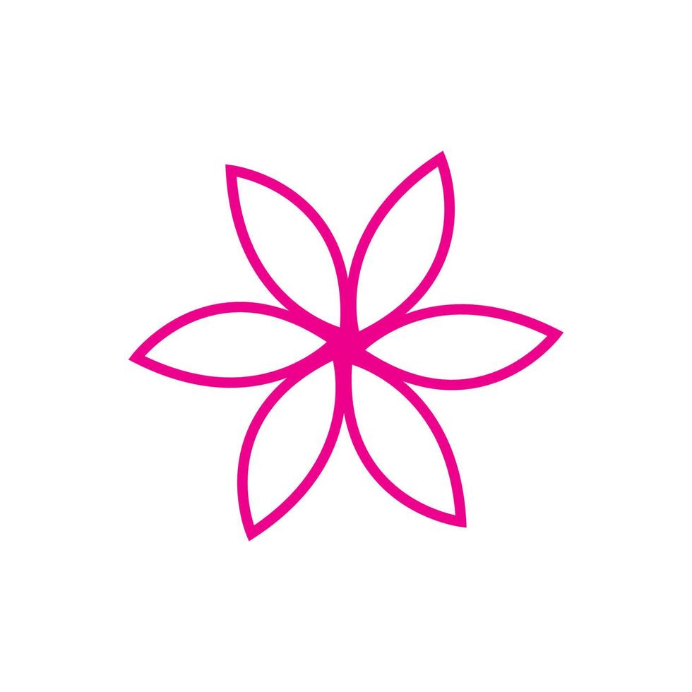 Lotus flower logo vector