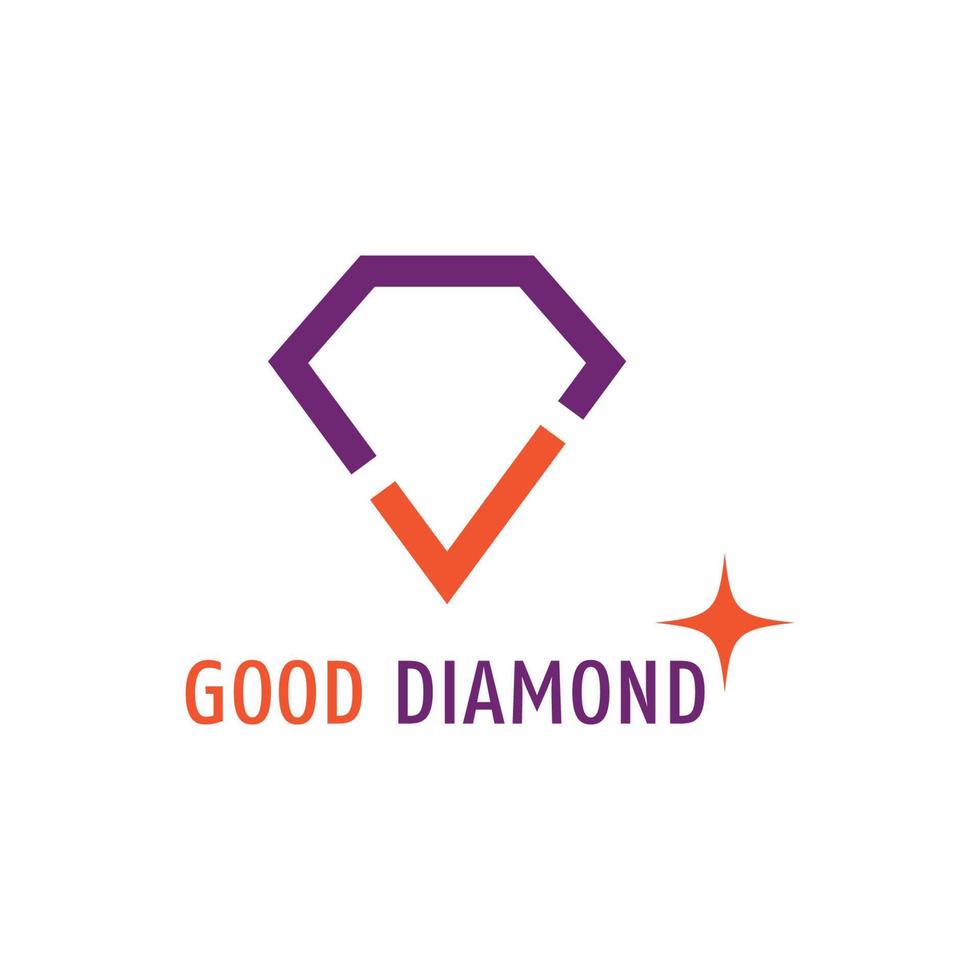 Diamond logo vector