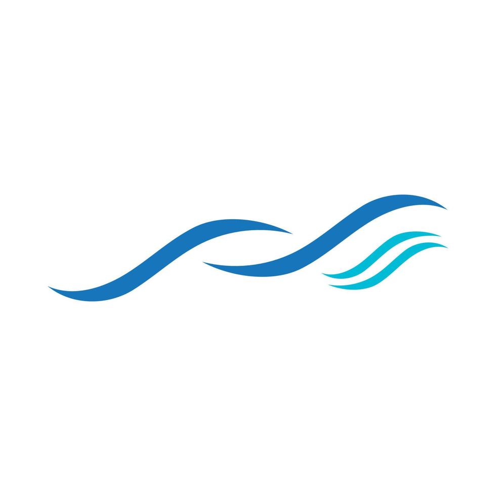 Water Wave Icon Logo vector