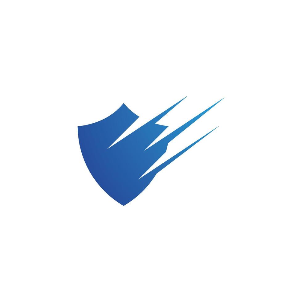 Shield symbol logo template vector