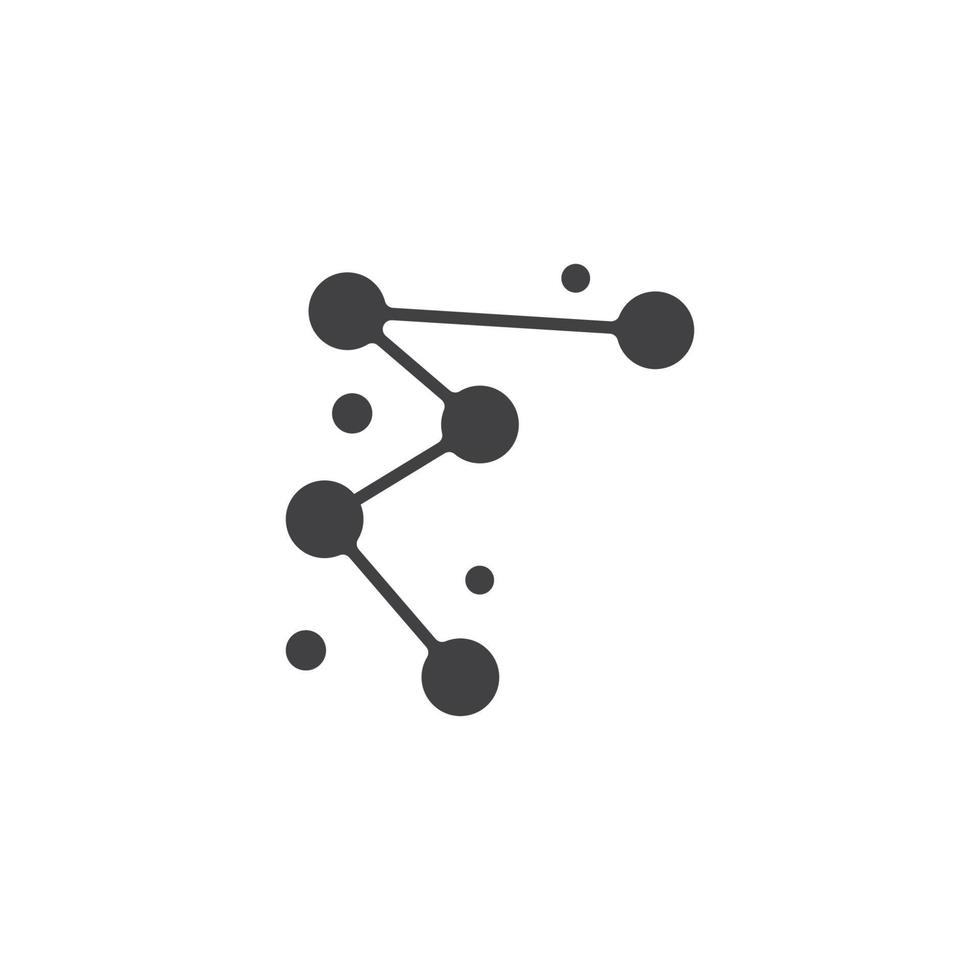 Molecule icon vector