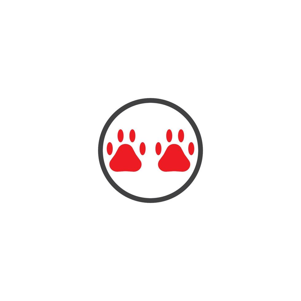 Paw logo vector