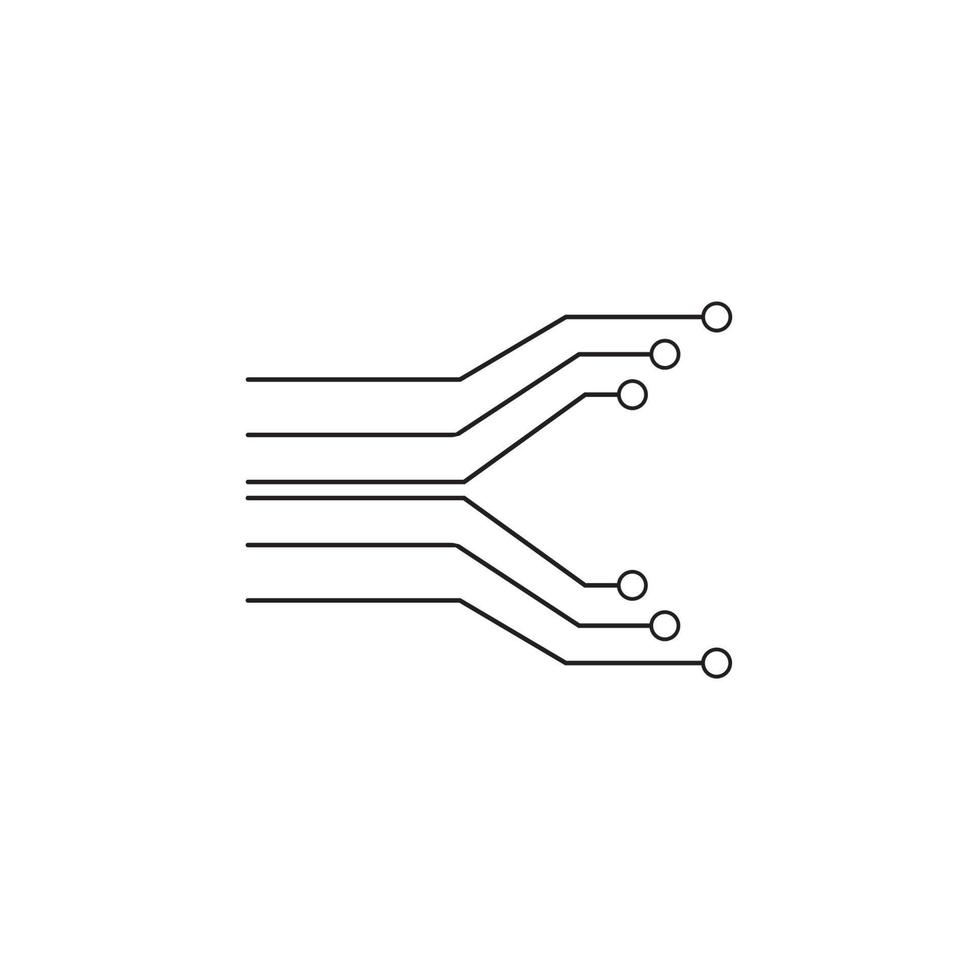 circuit logo vector