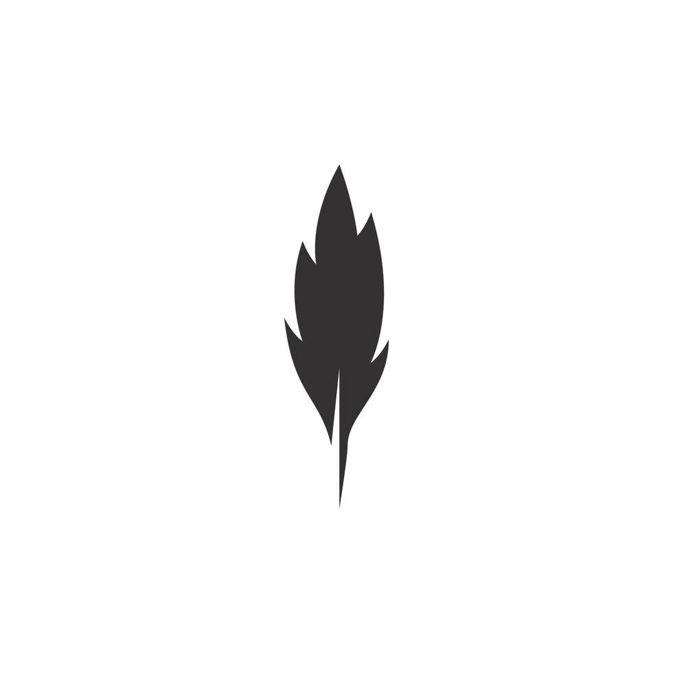 Feather logo vector