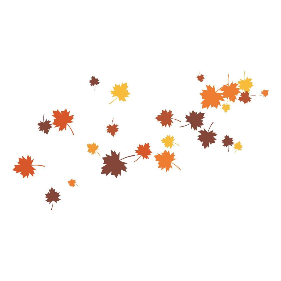 fondo de hoja de otoño vector