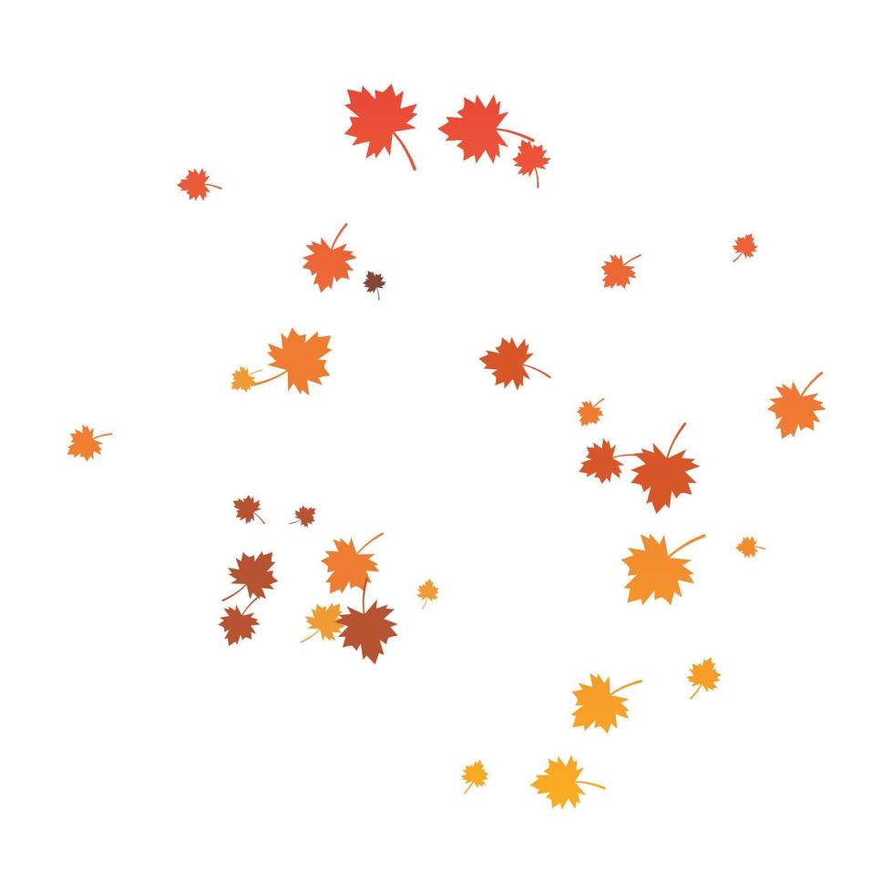 fondo de hoja de otoño vector