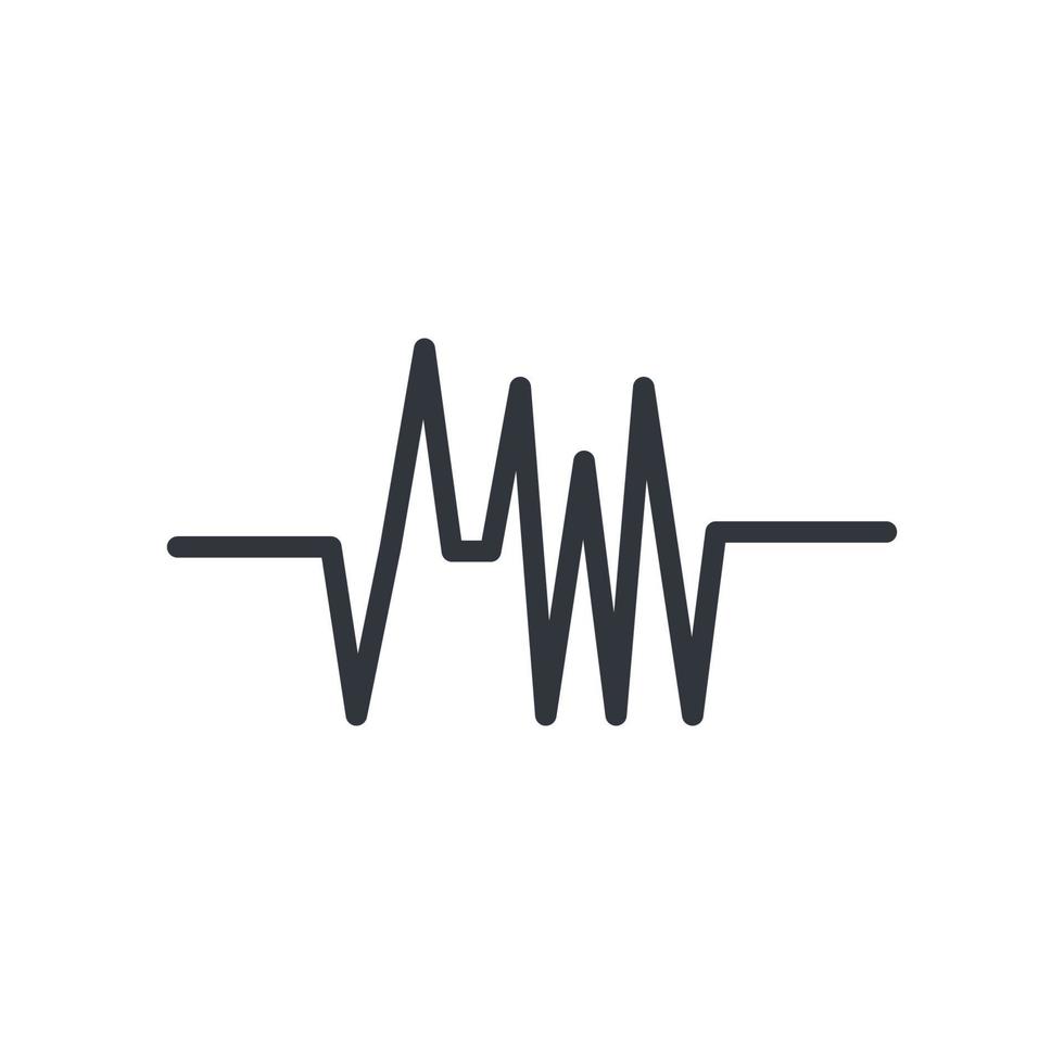 sound wave logo vector