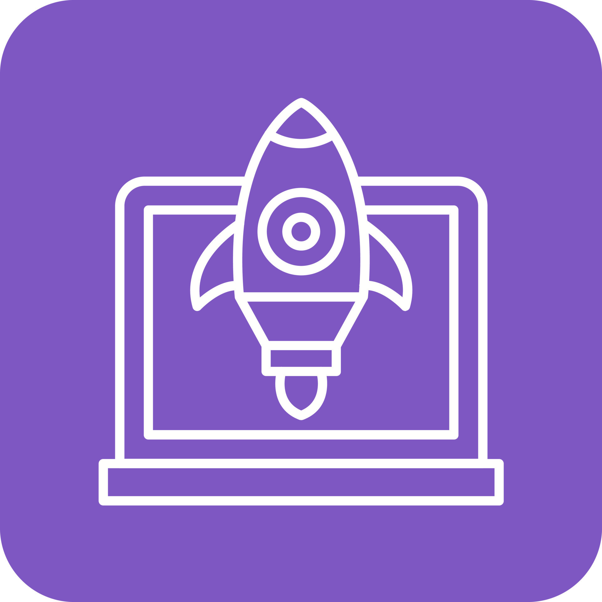 Startup Line Round Corner Background Icons 14640245 Vector Art at Vecteezy