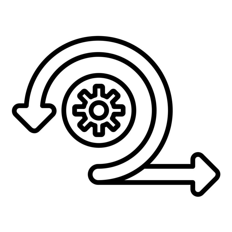 Agile Line Icon vector