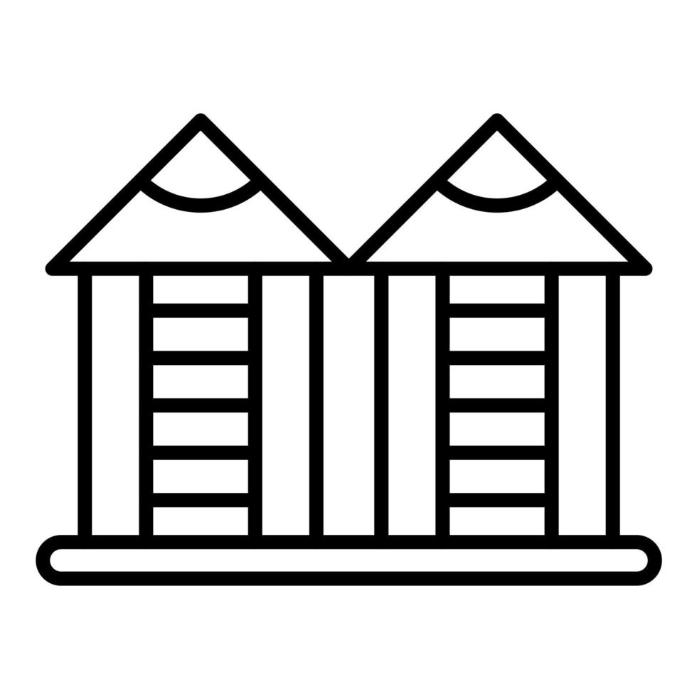 Silo Line Icon vector