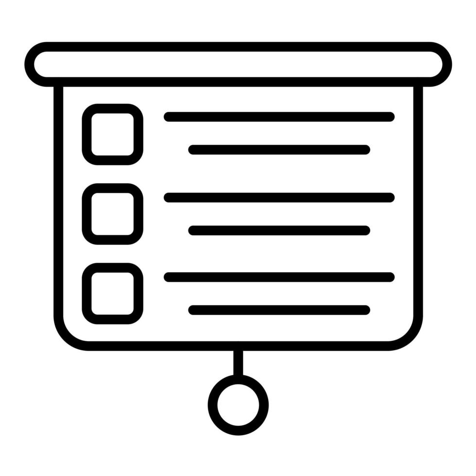 Introduction Line Icon vector