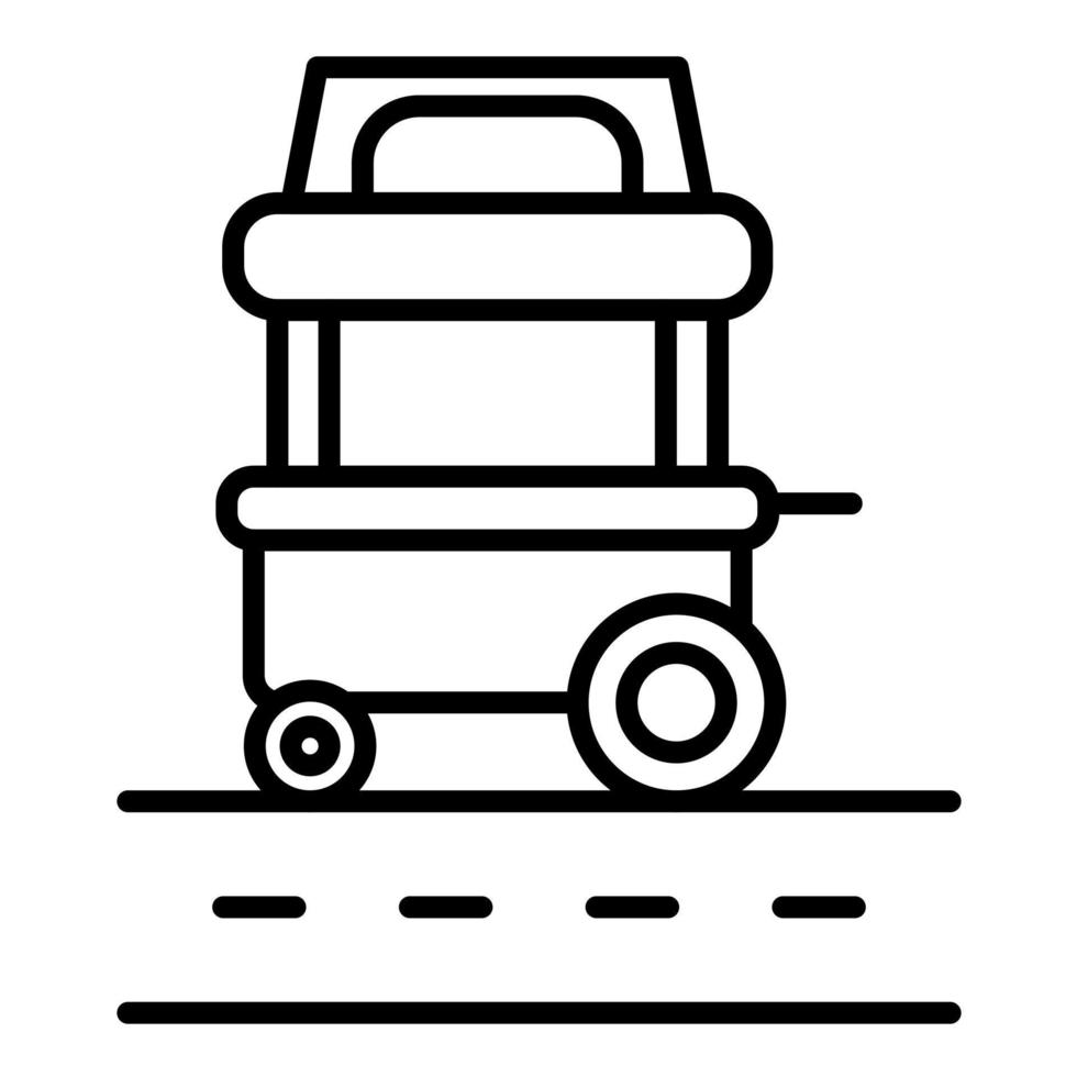 Street Food Line Icon vector