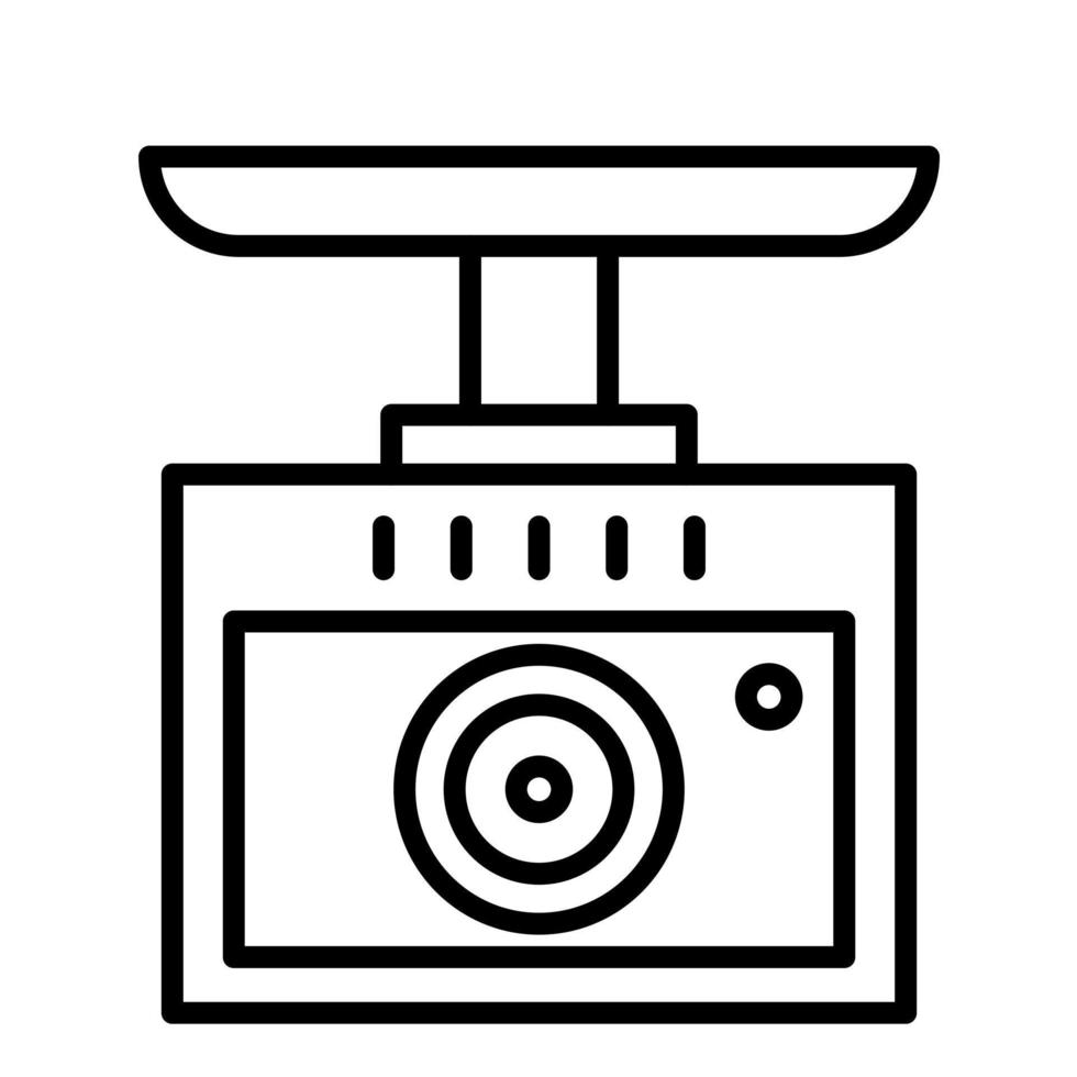 Camera Drive Line Icon vector