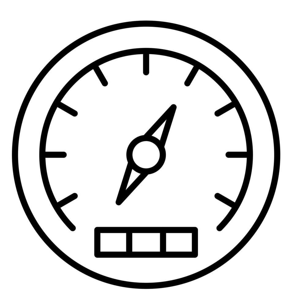 Barometer Line Icon vector