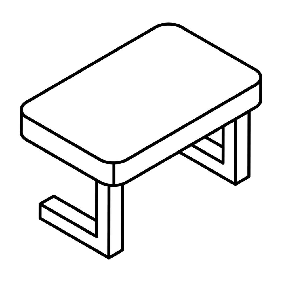 Creative design icon of table vector