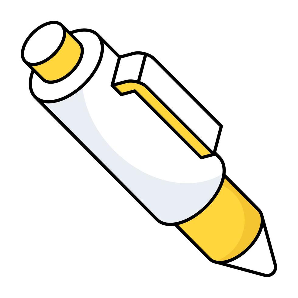A perfect design icon of ballpoint vector