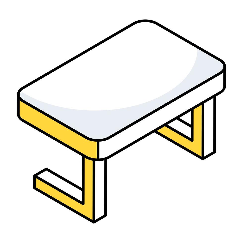 Creative design icon of table vector