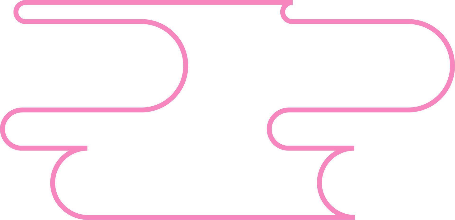 Abstract Minimal Round Shape Vector Outline