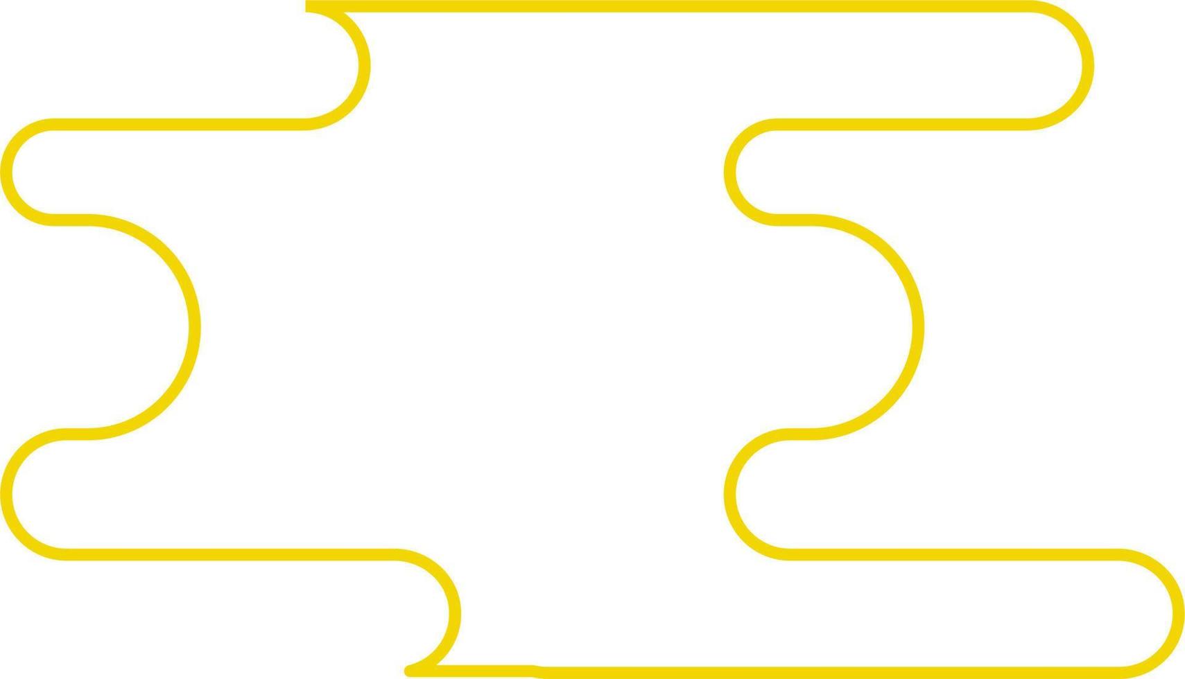Abstract Minimal Round Shape Vector Outline