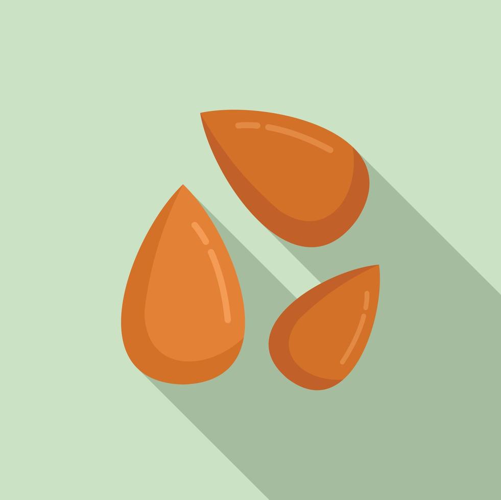 Farm seed icon, flat style vector