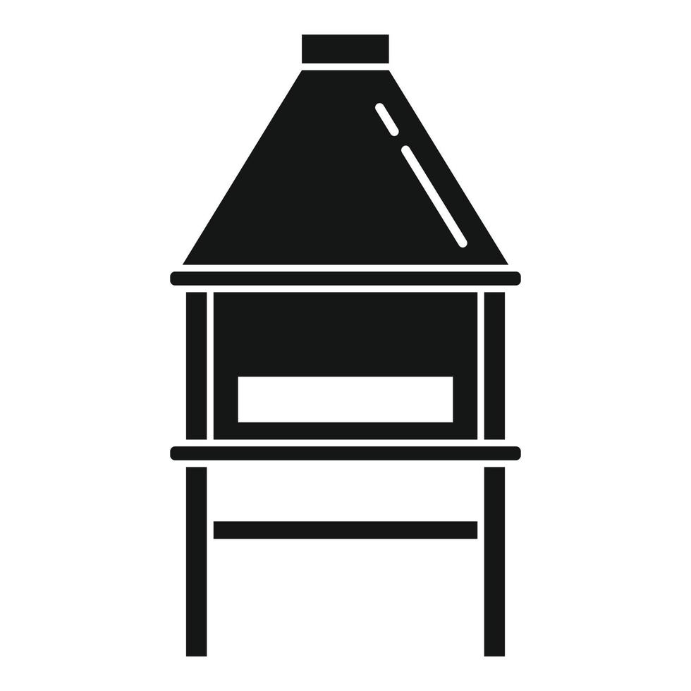 Blacksmith equipment icon, simple style vector