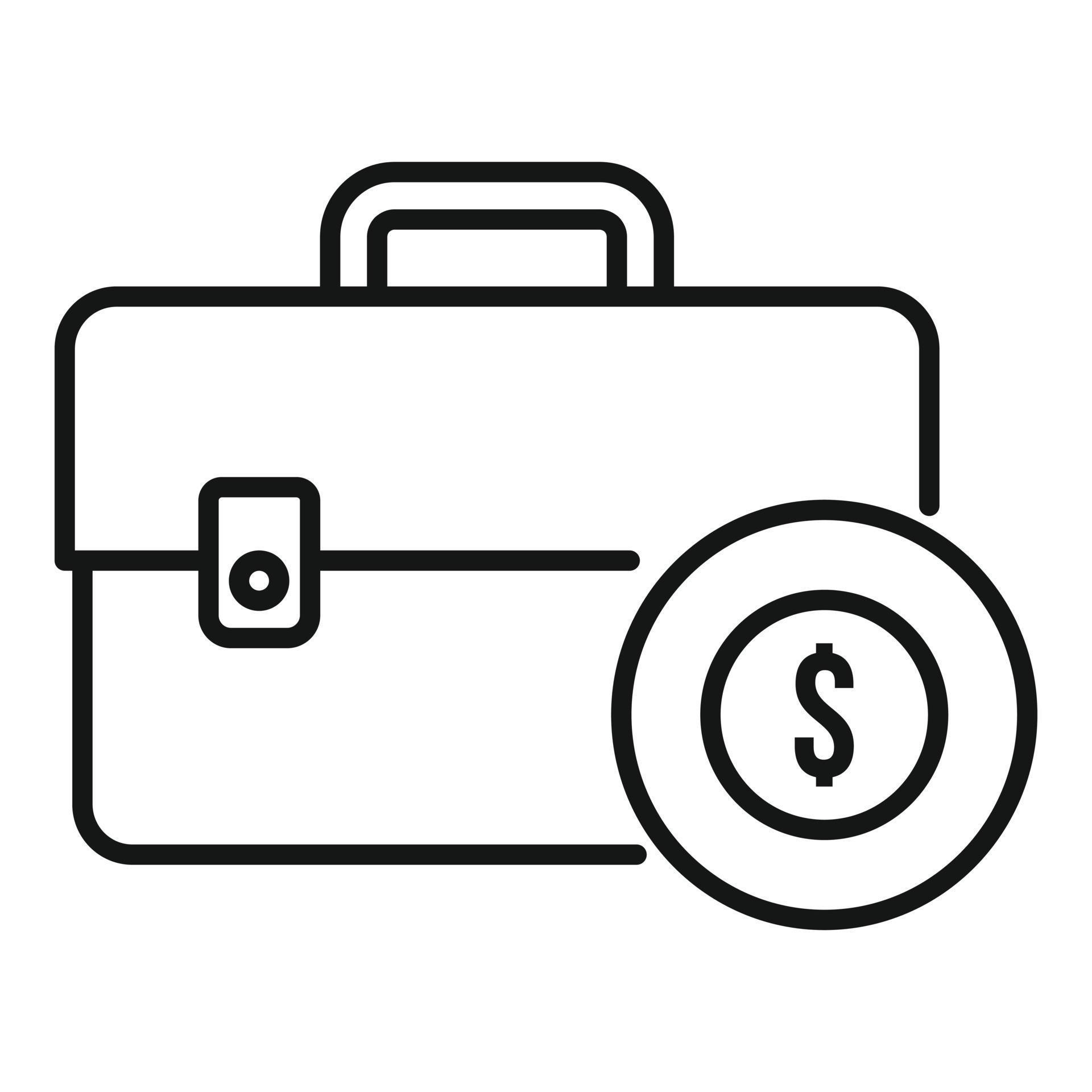 Broker briefcase icon, outline style 14642995 Vector Art at Vecteezy