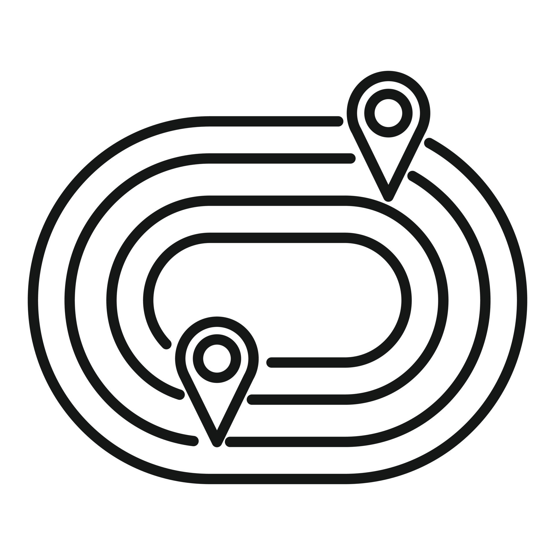 Running stadium track icon, outline style 14643033 Vector Art at Vecteezy