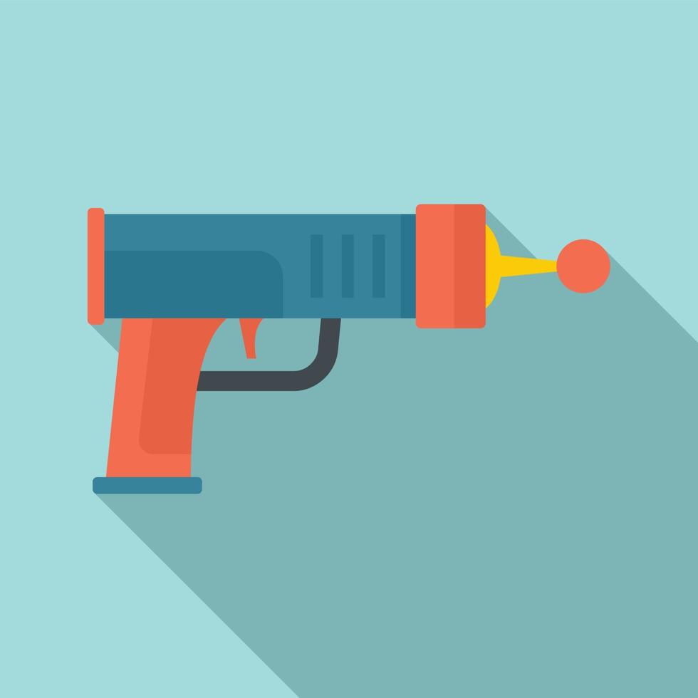 Future blaster icon, flat style vector