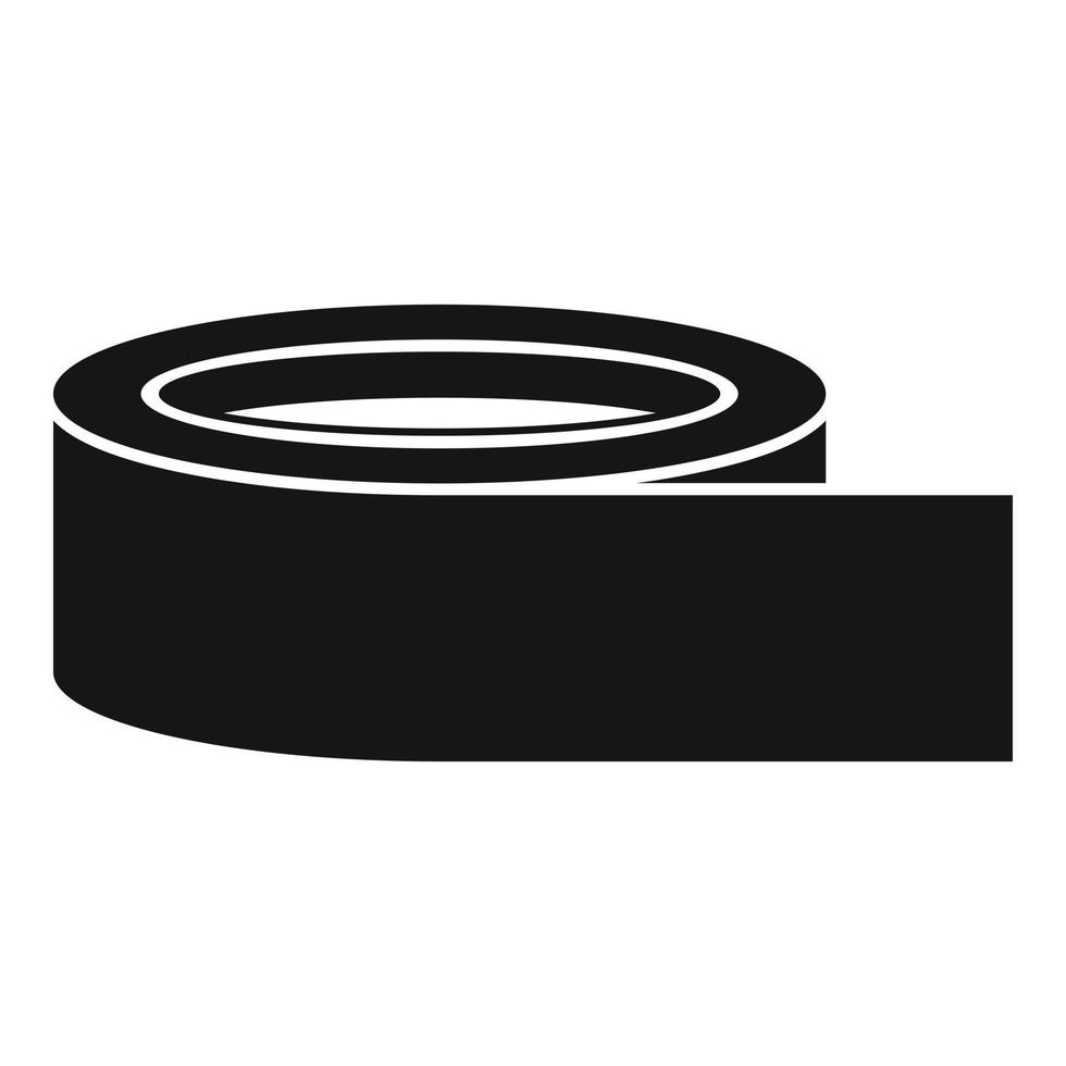 Office tape icon, simple style vector