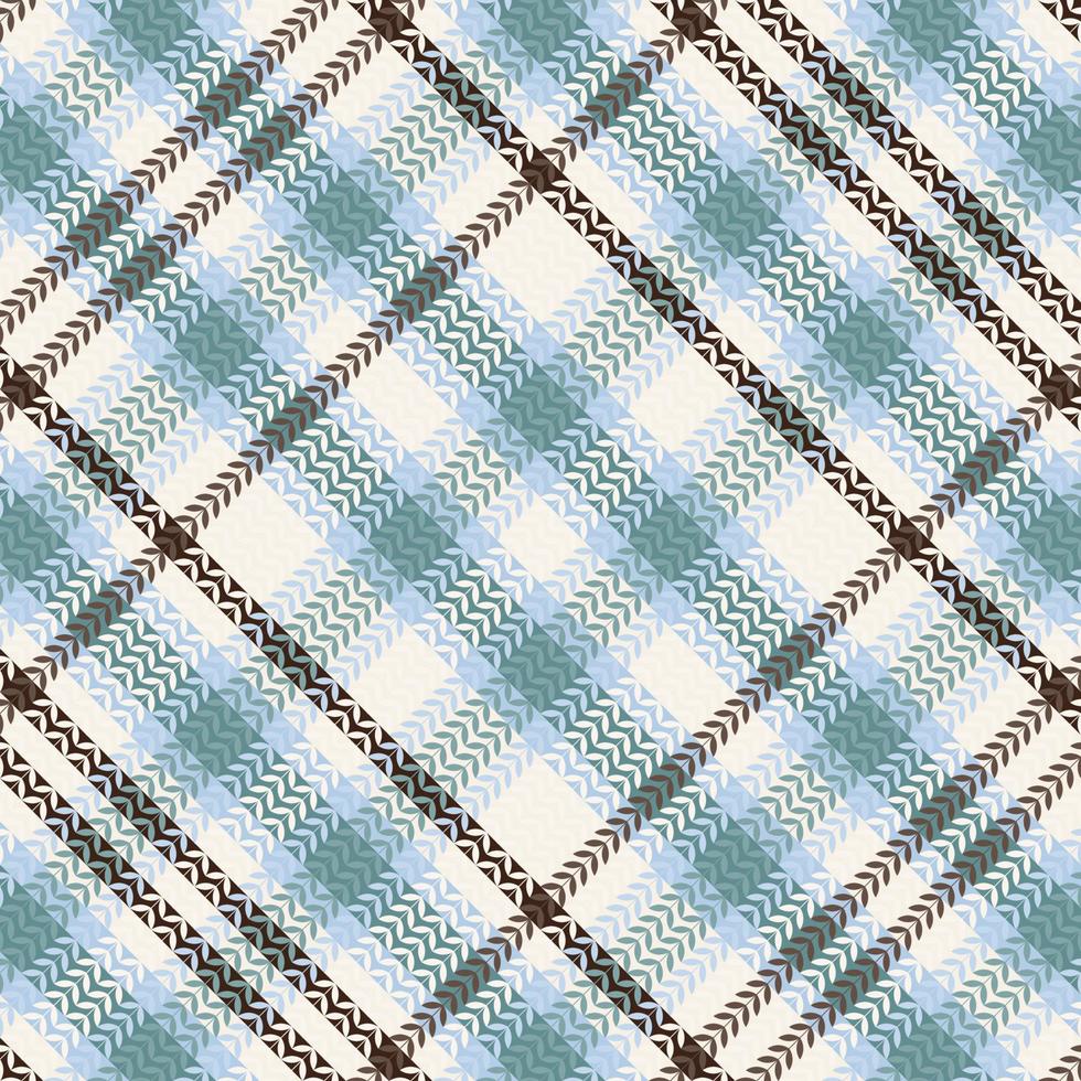 Tartan or plaid winter color pattern. vector