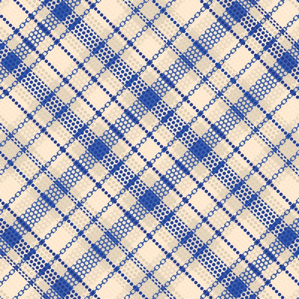 Tartan or plaid winter color pattern. vector