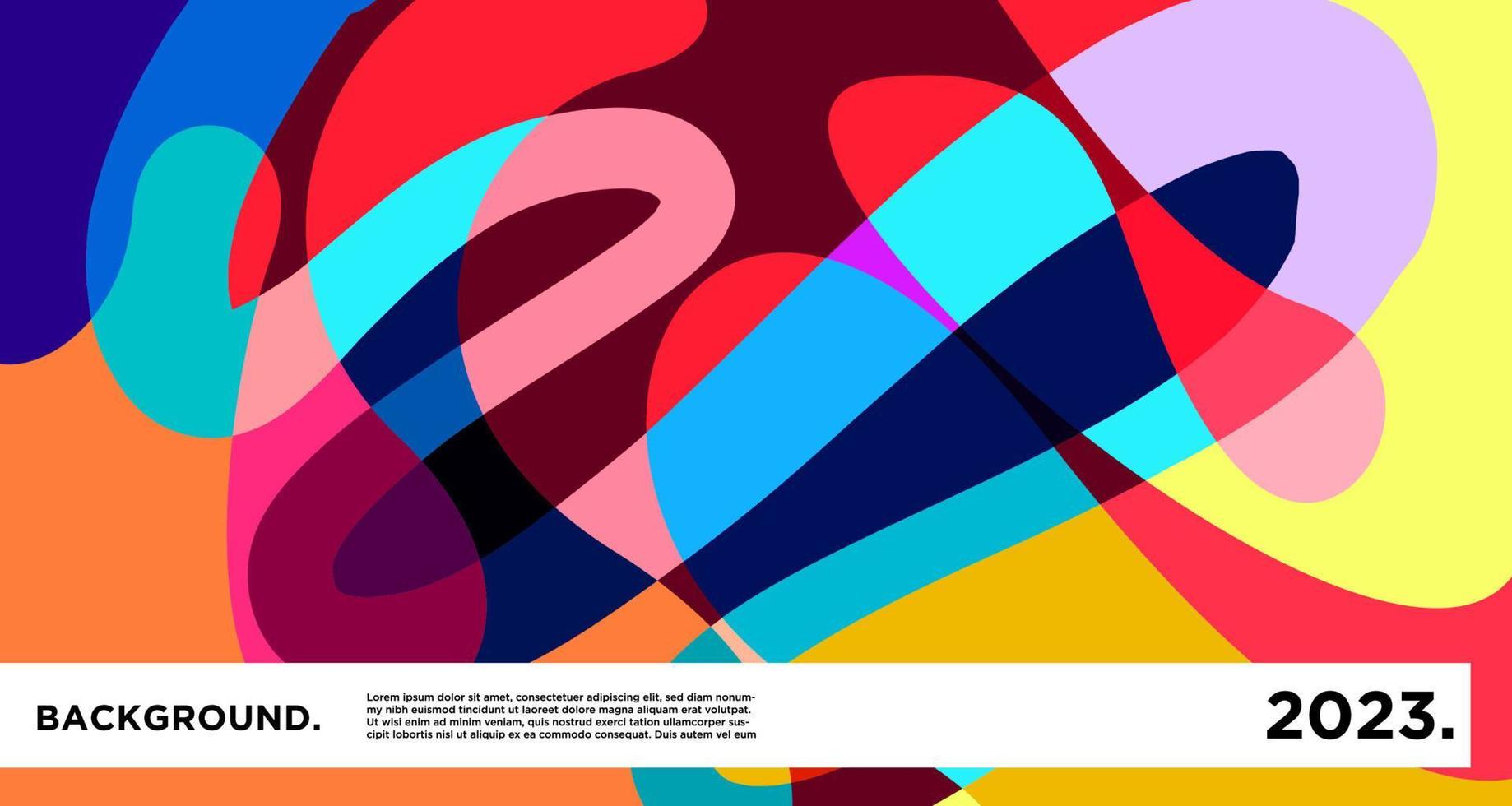 Vector colorful abstract psychedelic liquid and fluid background pattern