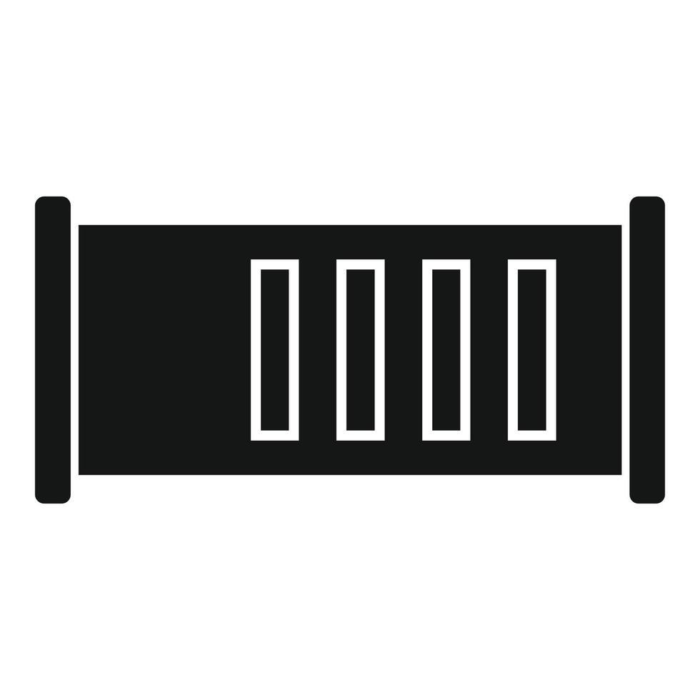 Ventilation icon, simple style vector