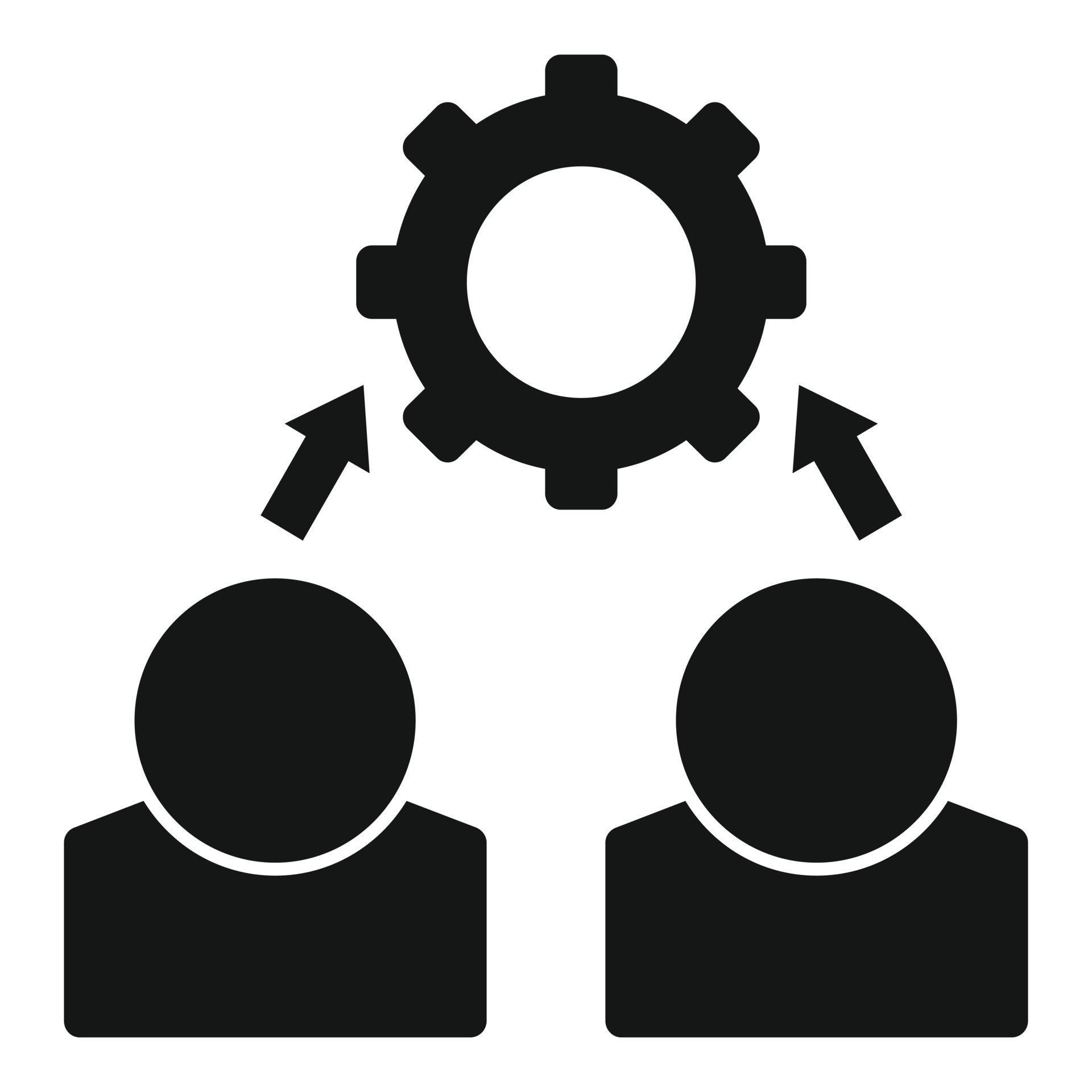 Outsource programmer icon, simple style 14645324 Vector Art at Vecteezy
