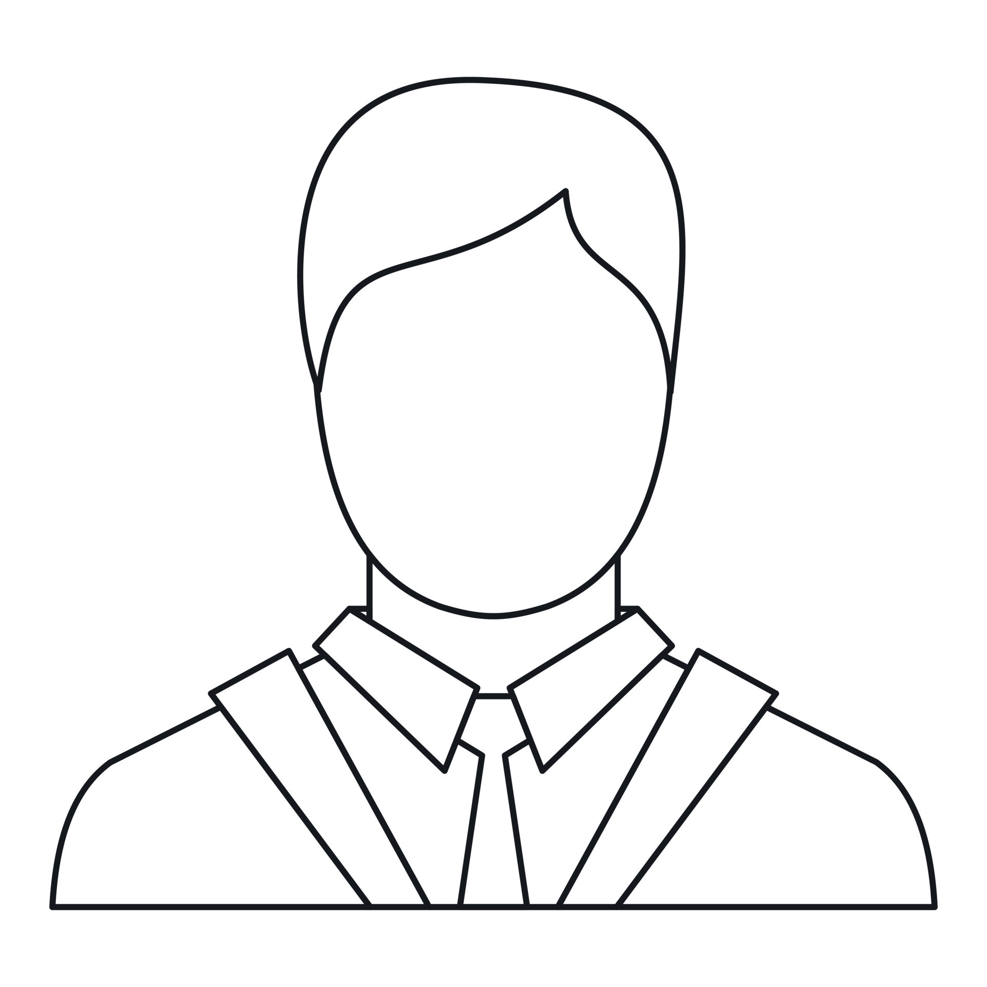 Man icon, outline style 14645328 Vector Art at Vecteezy