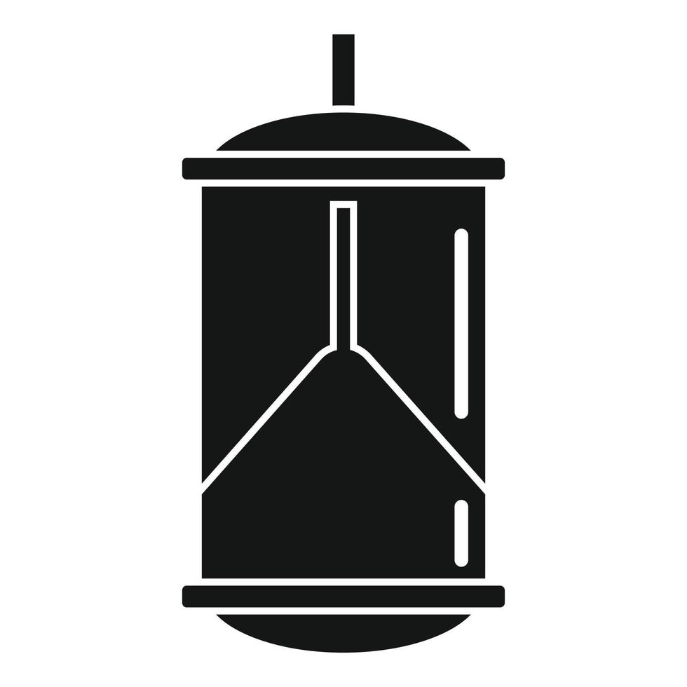 Bird trap icon, simple style vector