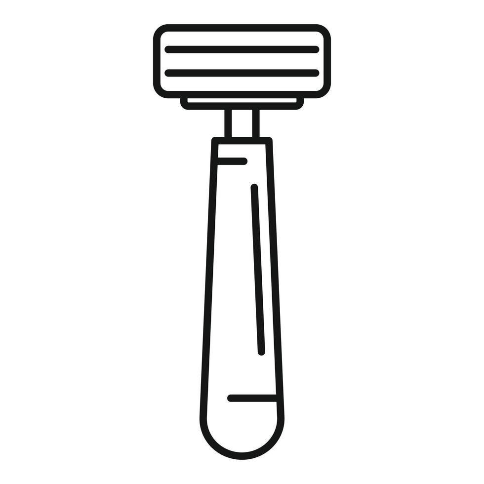 Cat razor icon, outline style vector