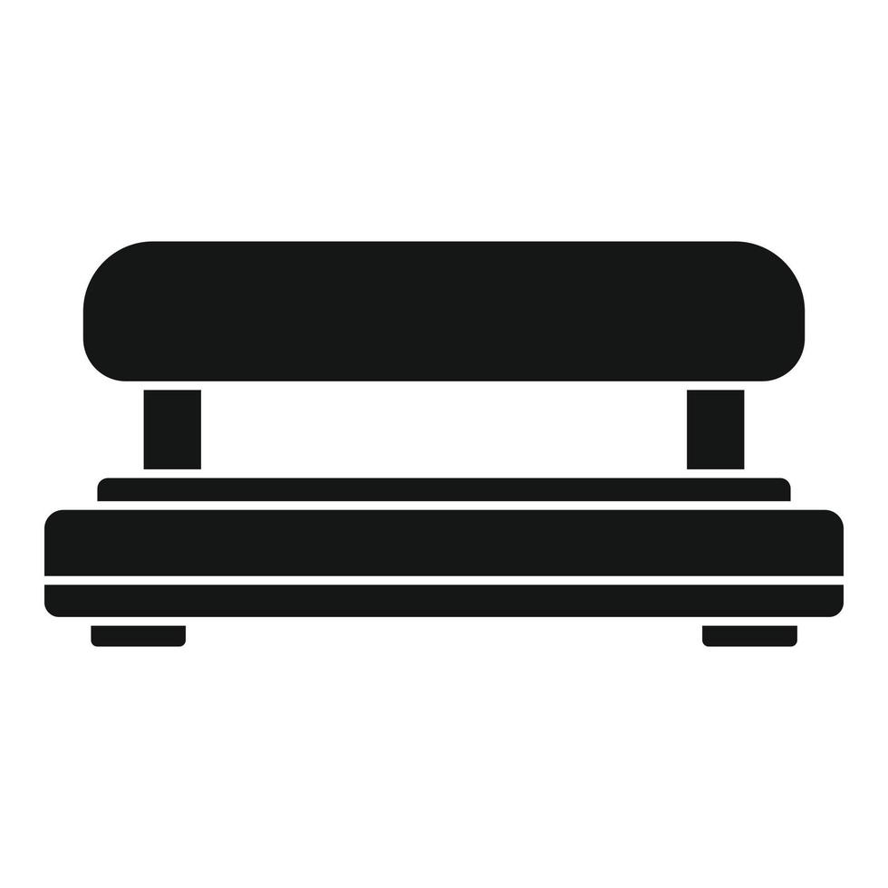 Equipment hole puncher icon, simple style vector