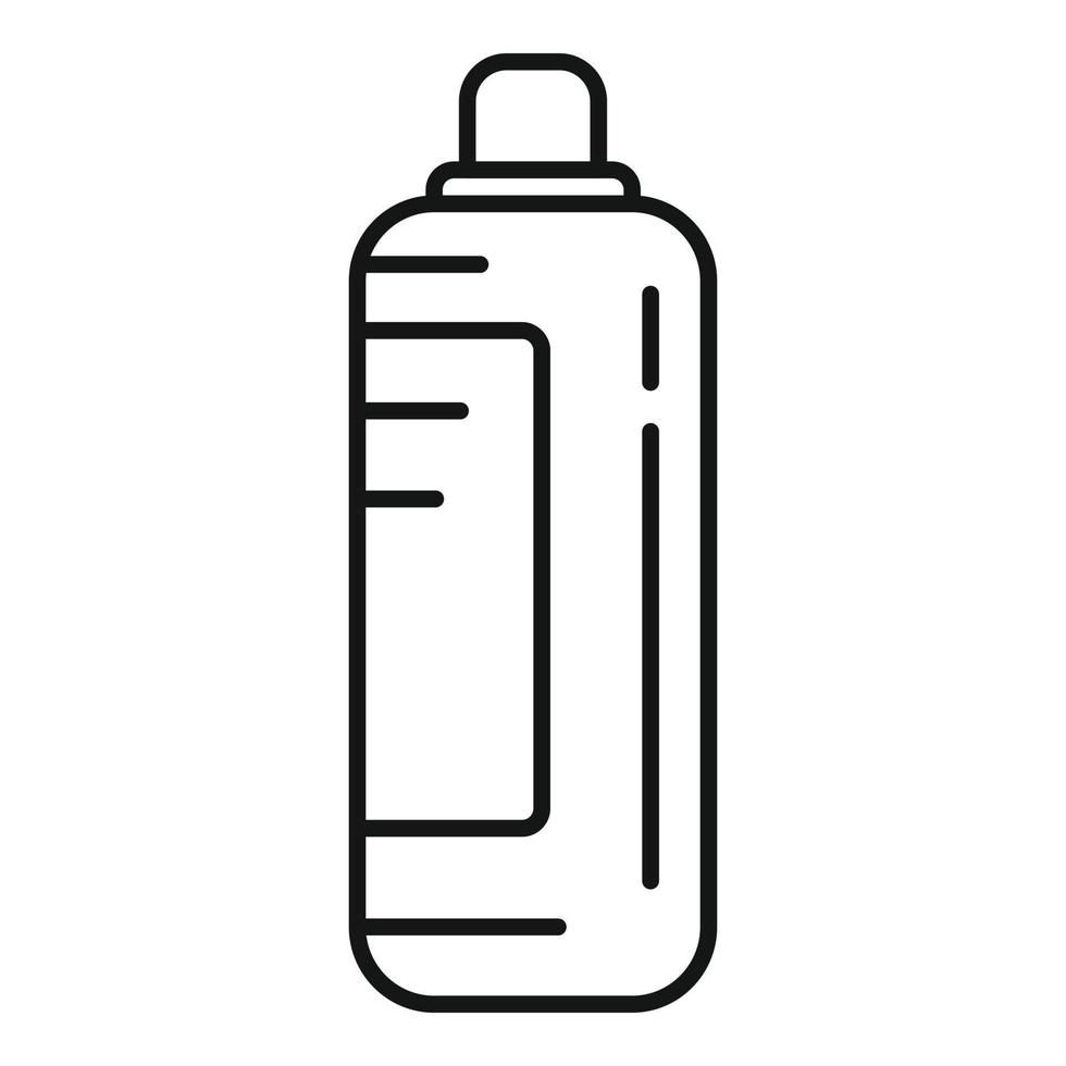 Softener liquid icon, outline style vector
