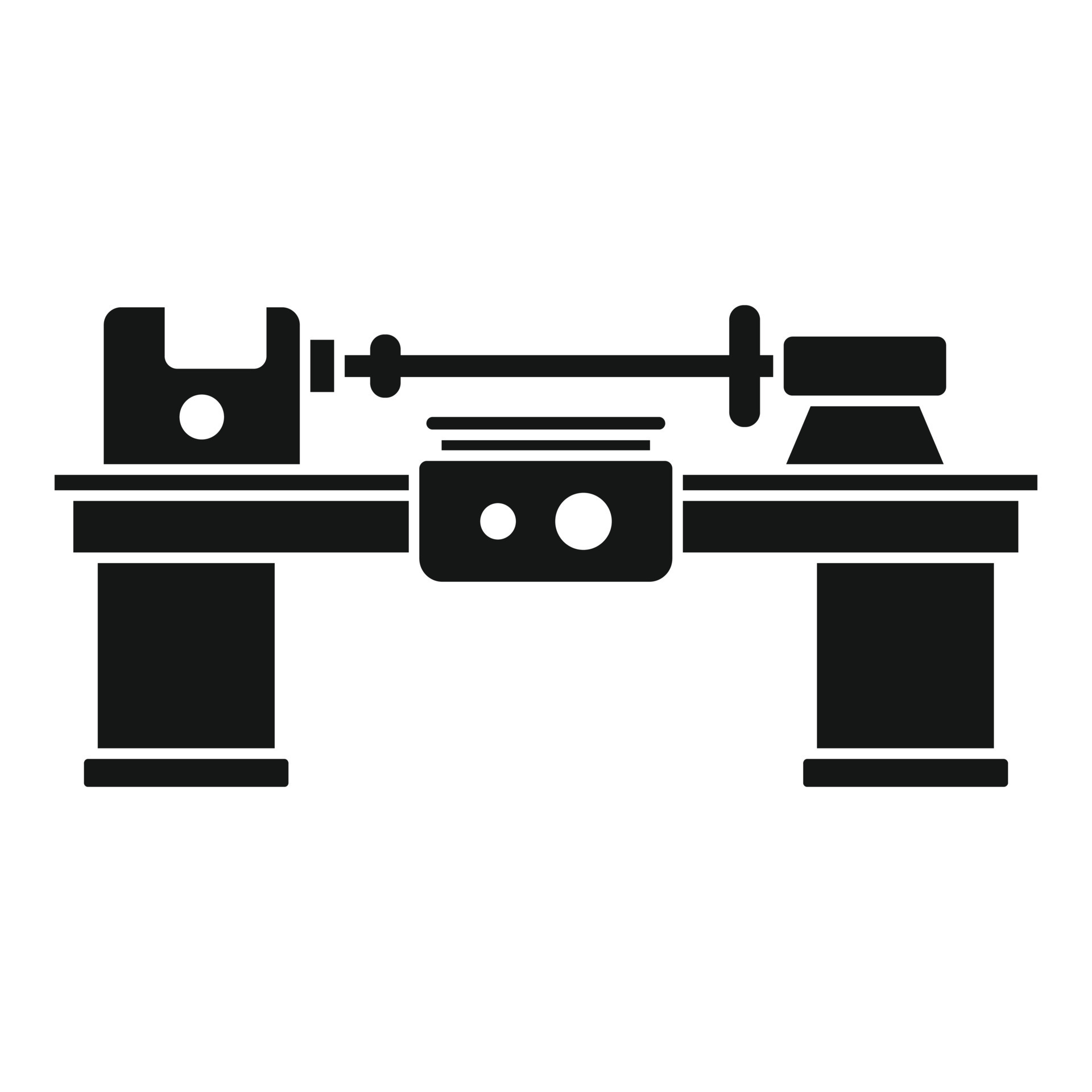 Work lathe icon, simple style 14646034 Vector Art at Vecteezy