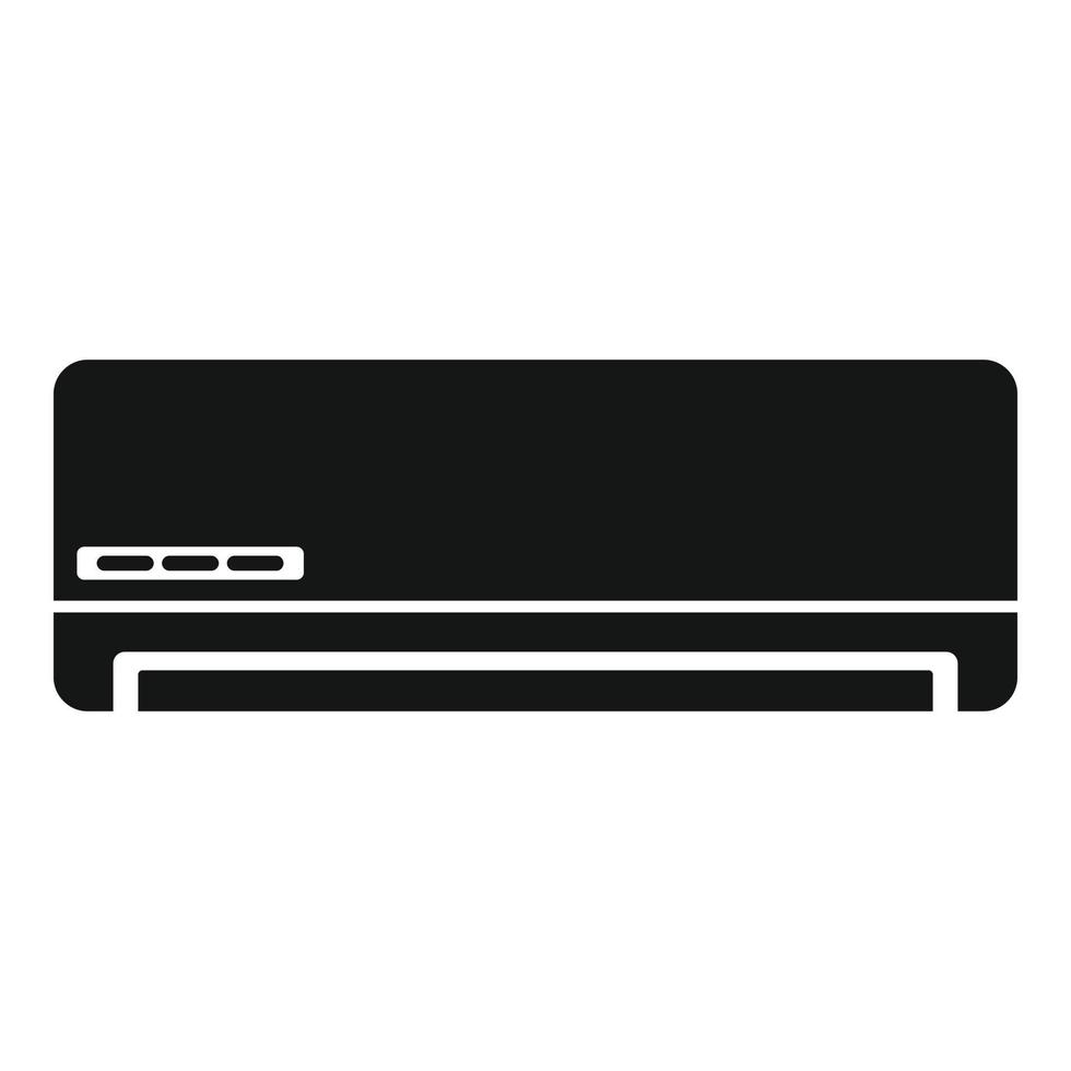 Air conditioner icon, simple style vector